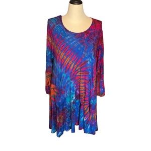 Mexicali Blues Tie Dye Mudmee Flare Dress